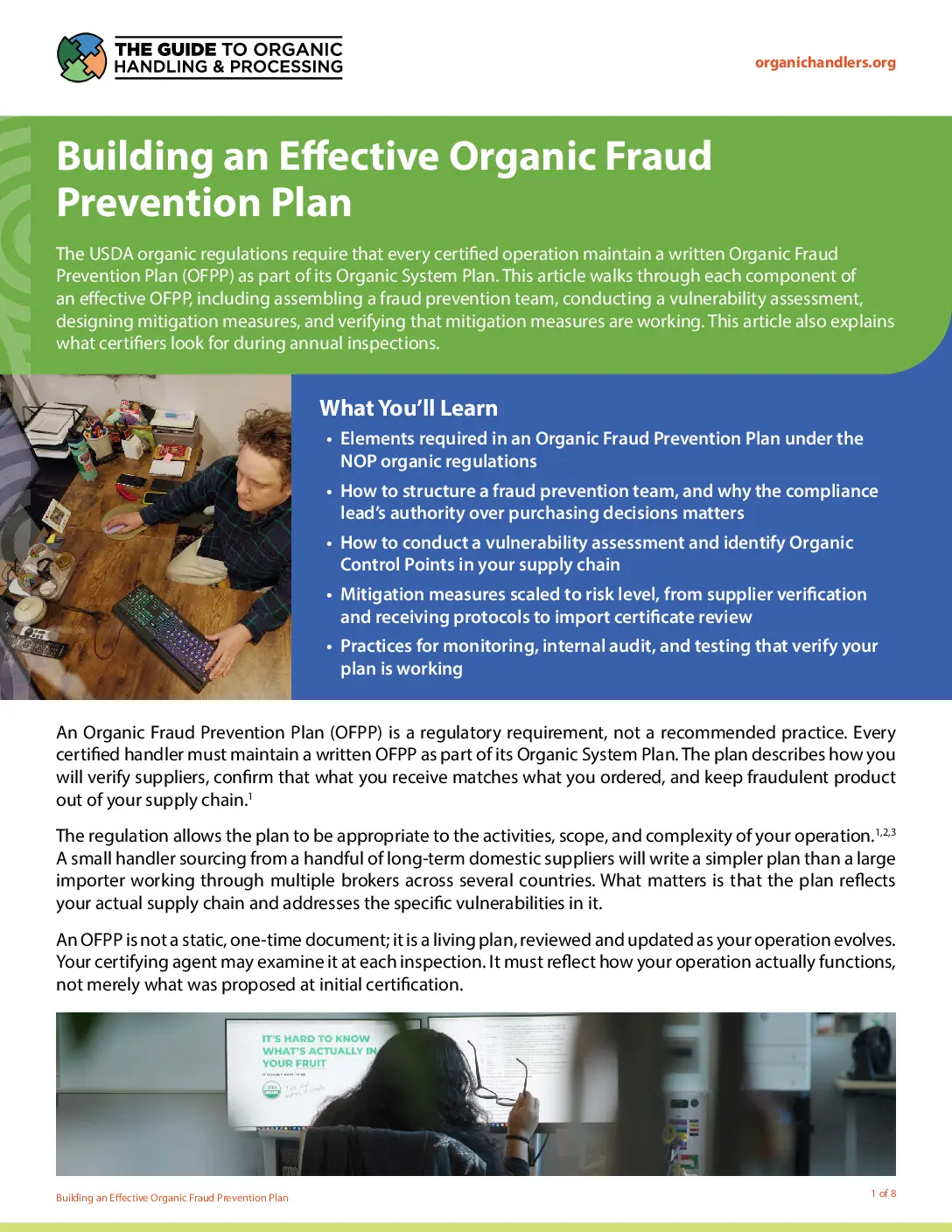 Building an Effective Organic Fraud Prevention Plan